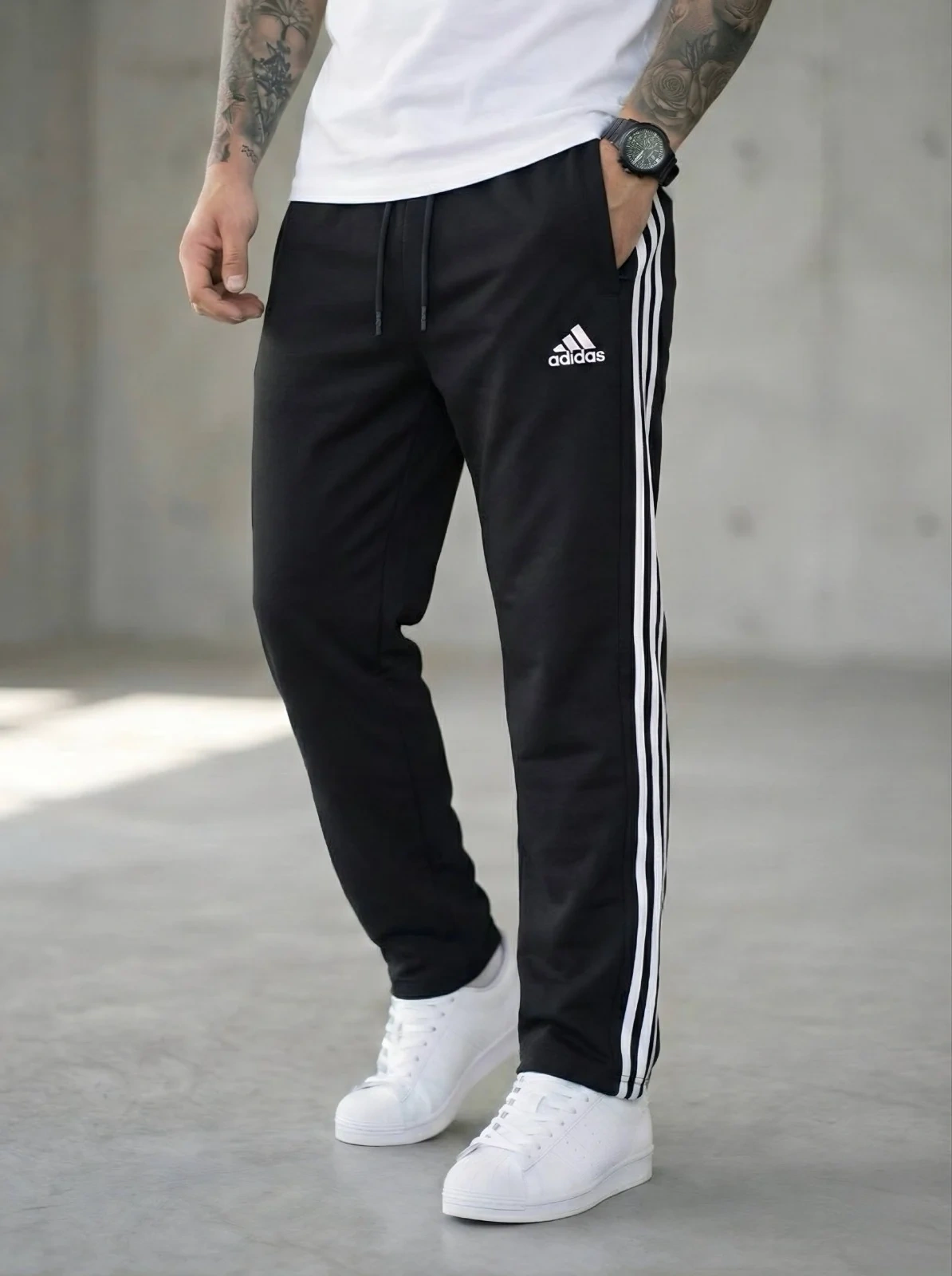 Adidas Baggy Kalıp Replika Eşofman Altı
